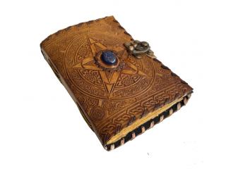 pentagram handmade wholesaler Celtic custom design personalize vintage leathers journal journal Hardcover Diary book 2022 planner book of shadows